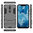 Slim Armour Tough Shockproof Case & Stand for Nokia 8.1 - Grey